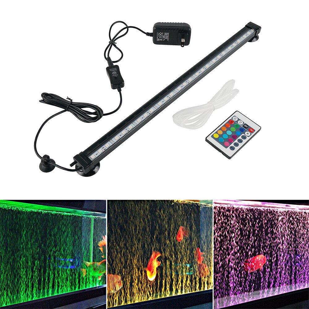 Underwater RGB LED Bubble Lamp for Fish Tank