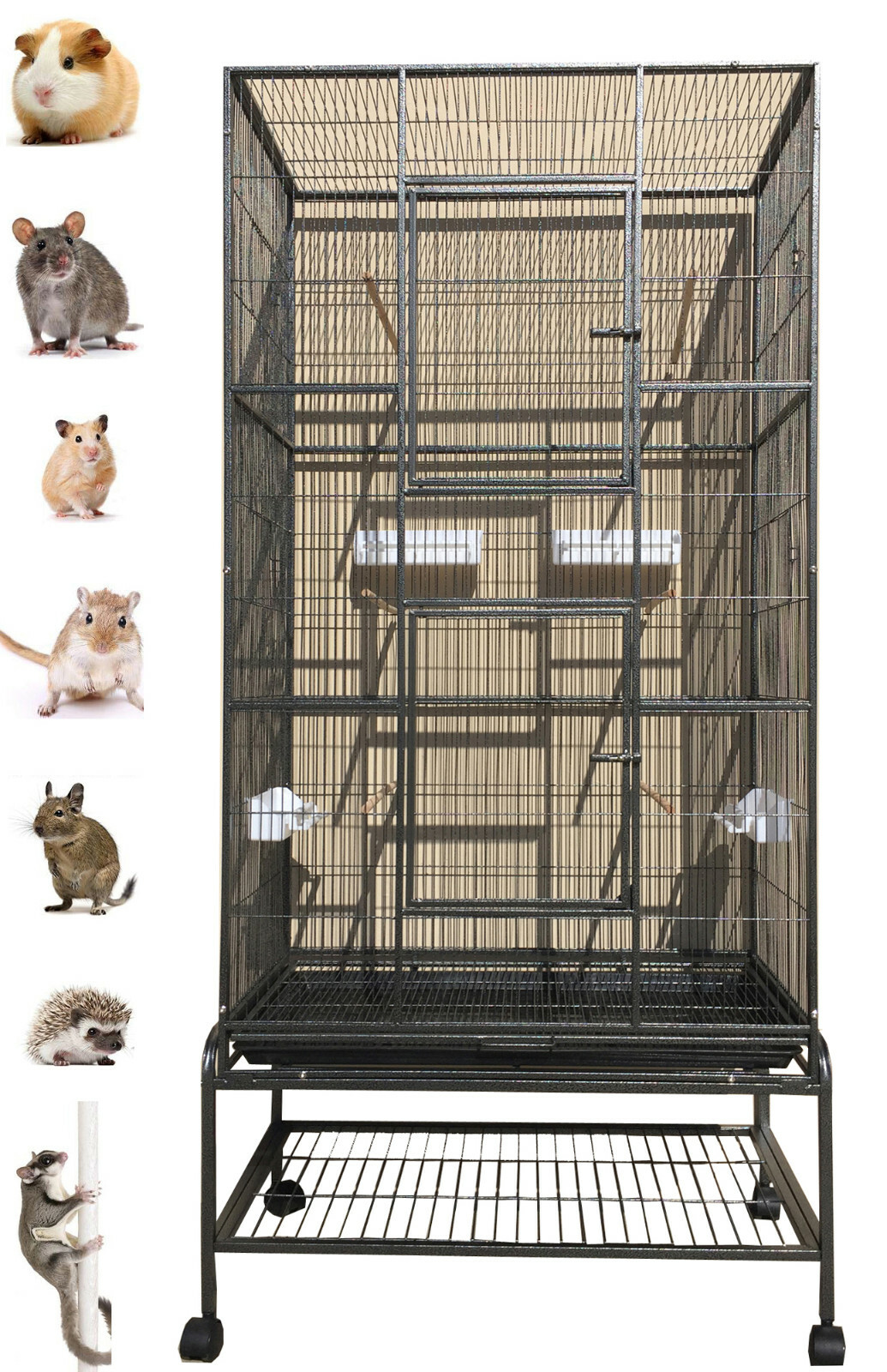 X-Large 5-Level Small Animal Critter Cage Ferret Chinchilla...