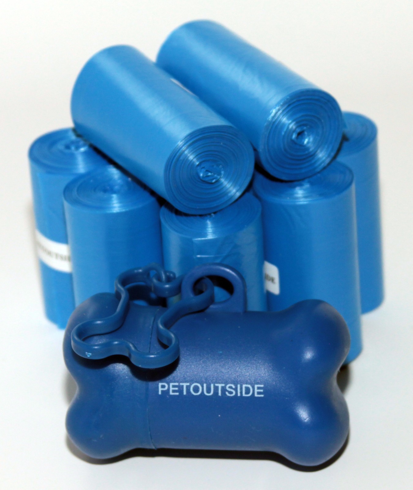 Dog Waste Bags - 45 Count Blue Rolls (Refill Coreless) Dispe...