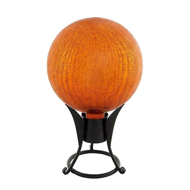 Achla G6-M-C 6" Mandarin Crackle Gazing Globe