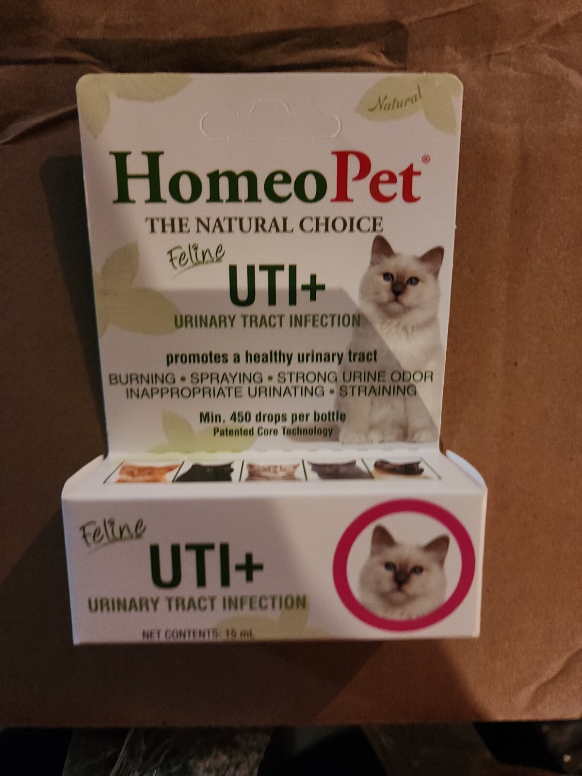 HomeoPet Feline UTI Plus Urinary Tract Infection Remedy for...