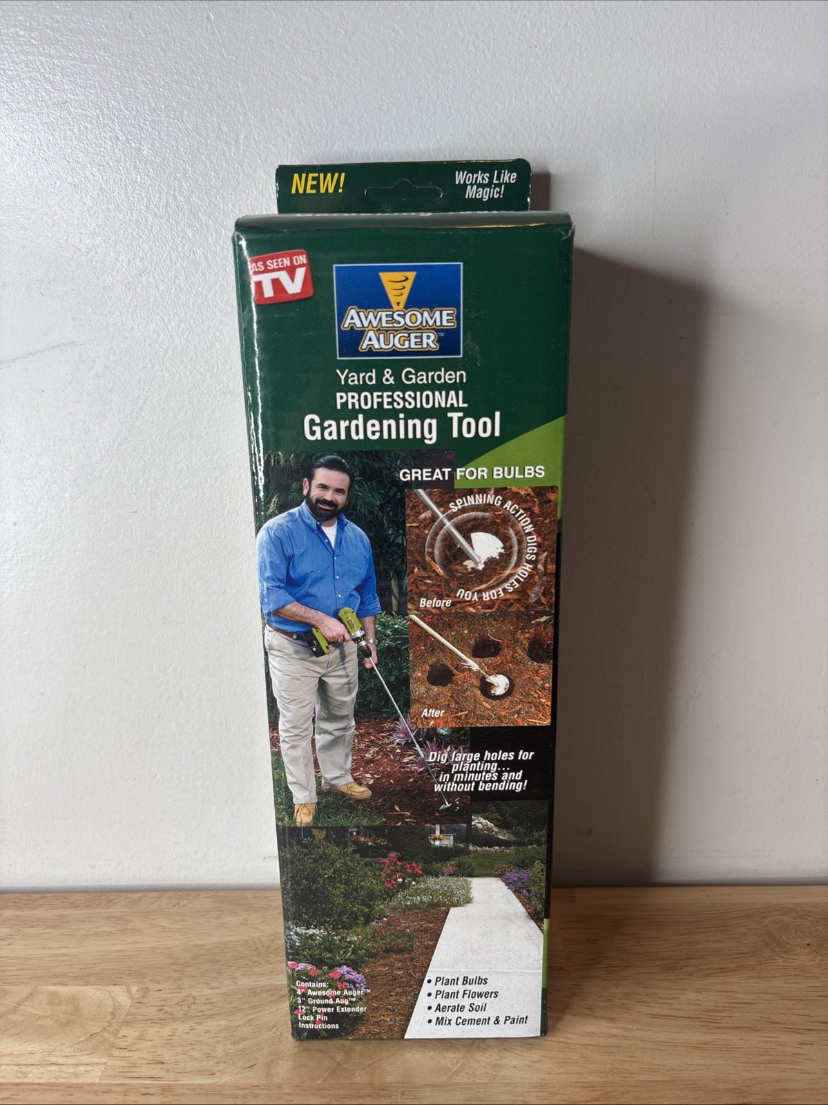 Professional Billy Mays Auger Tool for Yard & Garden