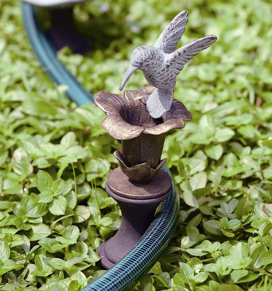 SPI Home Hummingbird Hose Guard & Flower Bird Stake