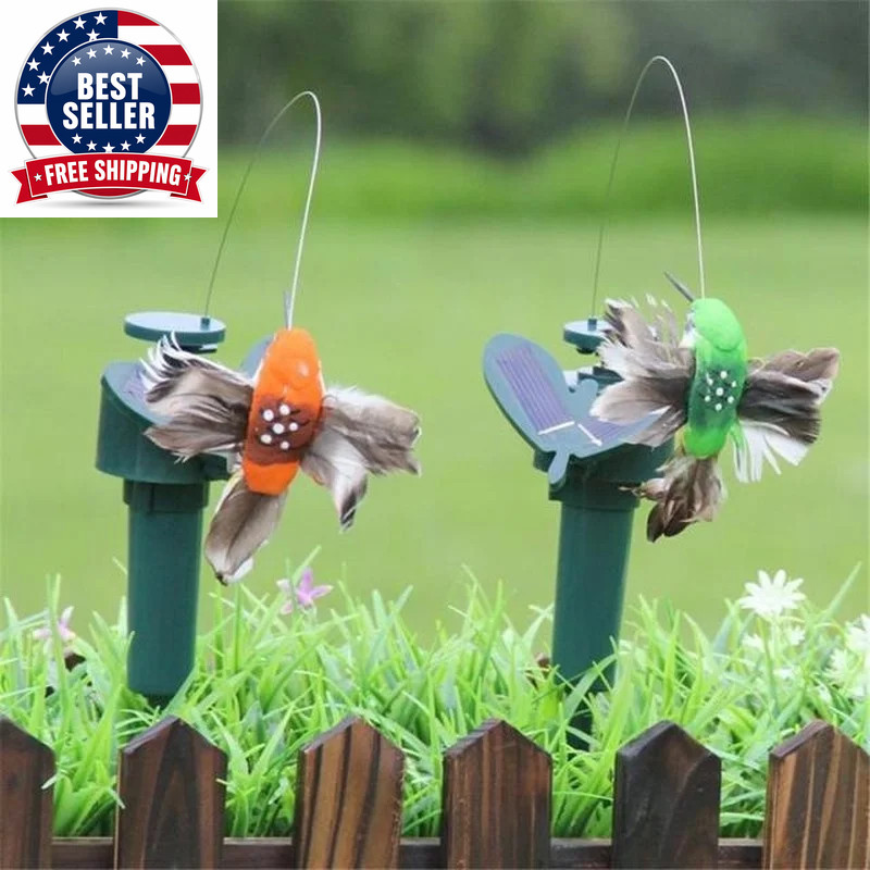 Solar Dancing Butterflies Garden Decor