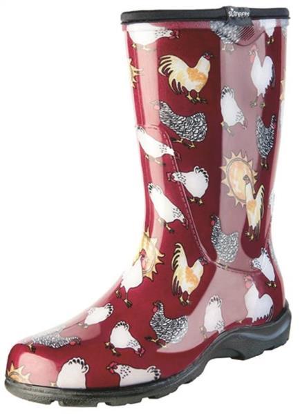 Women's Garden Boots Sloggers 5016CBRL9 Size 9 Red Waterproo...