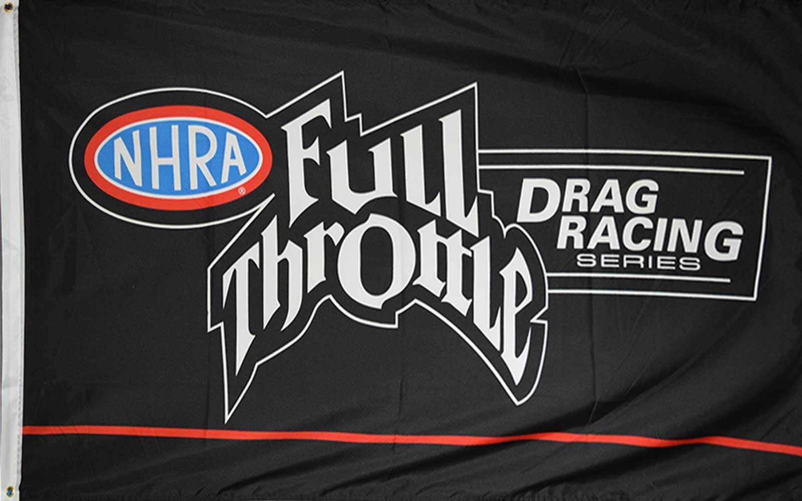 Full Throttle NHRA 3x5 Flag