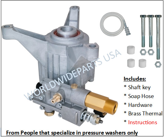 Troy Bilt Husky Briggs & Stratton Pressure Washer Water Pump