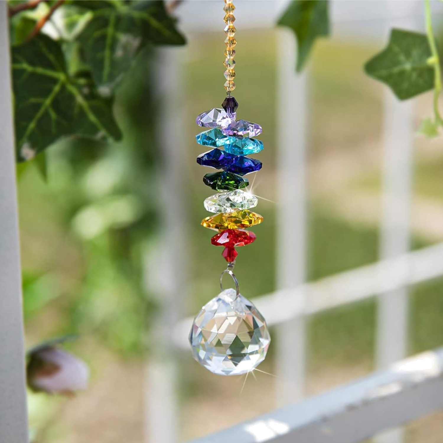 Chandelier Crystals Ball Prisms Rainbow Suncatcher