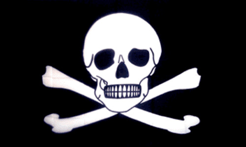 Pirate Flag Banner - Large 3X5 Foot Jolly Roger Skull Crossb...