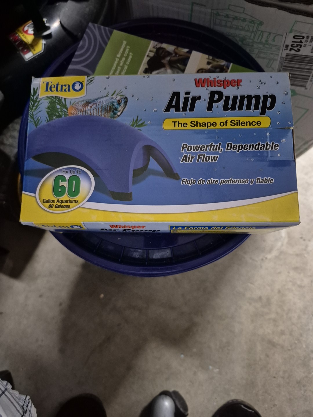 Tetra Whisper Air Pump - 60 Gallon Fish Tank Compatible