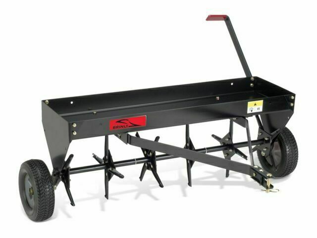 Brinly Tow-Behind Plug Aerator - 40" Ideal for Lawn Tractors...