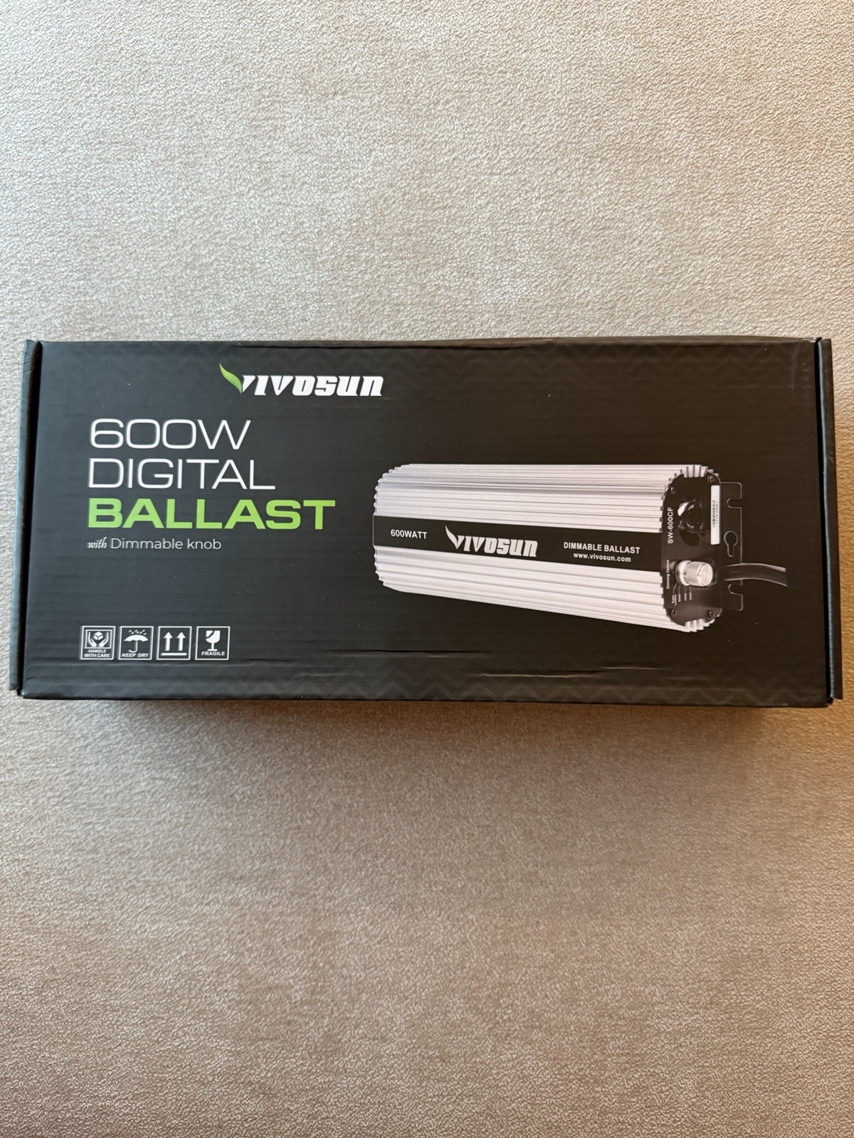 Vivosun Digital Ballast 600W with Dimmable Control
