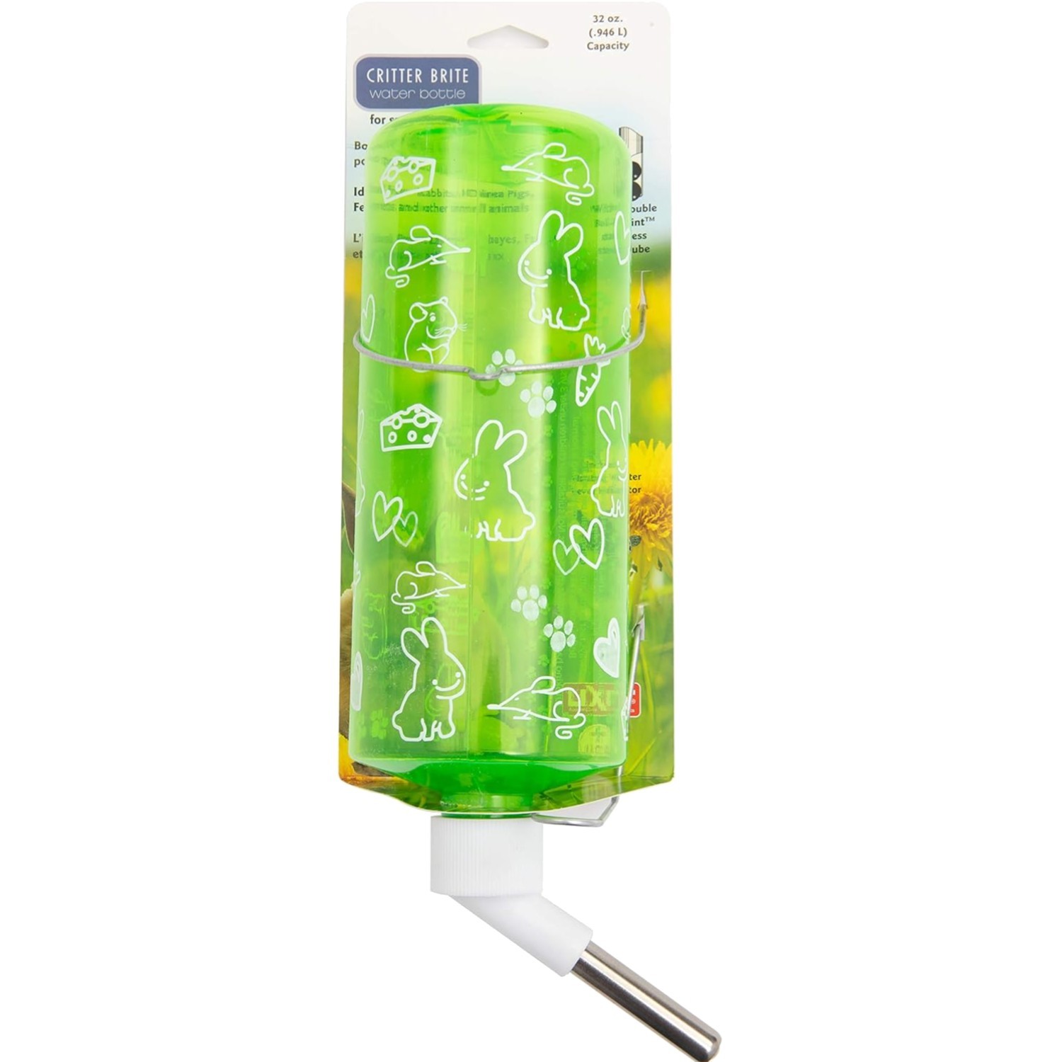 Blue Water Bottle for Small Animals - 32 Ounce