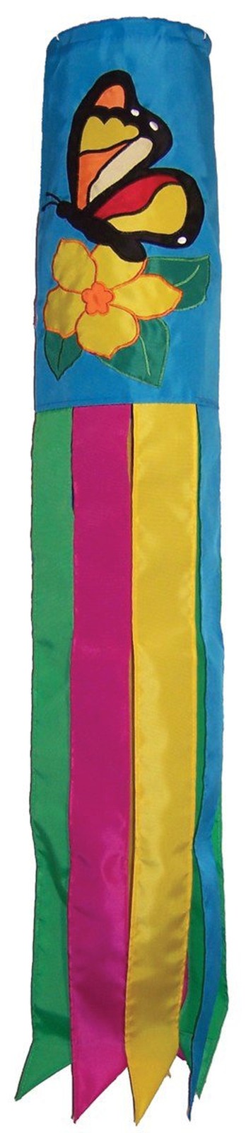 Butterfly Windsock - Classic Colorful 40-Inch Inflatable Mod...