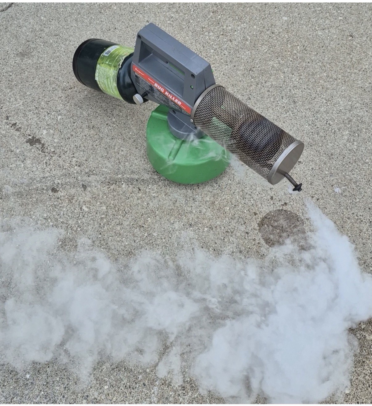 Burgess Insect Fogger Outdoor Portable Handheld Propane Gree...