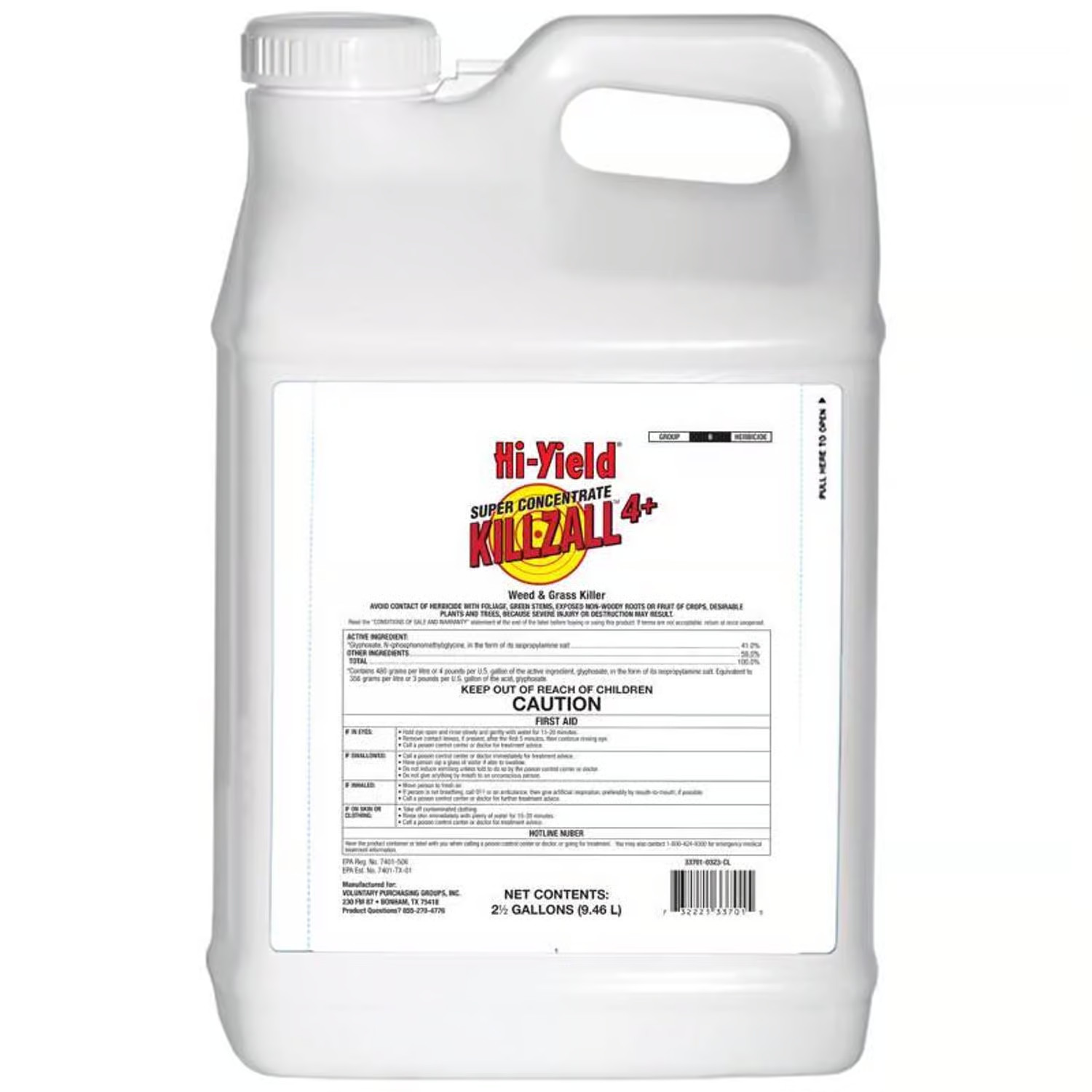 Killzall Weed & Grass Concentrate 2.5 Gallon - MFR #33701