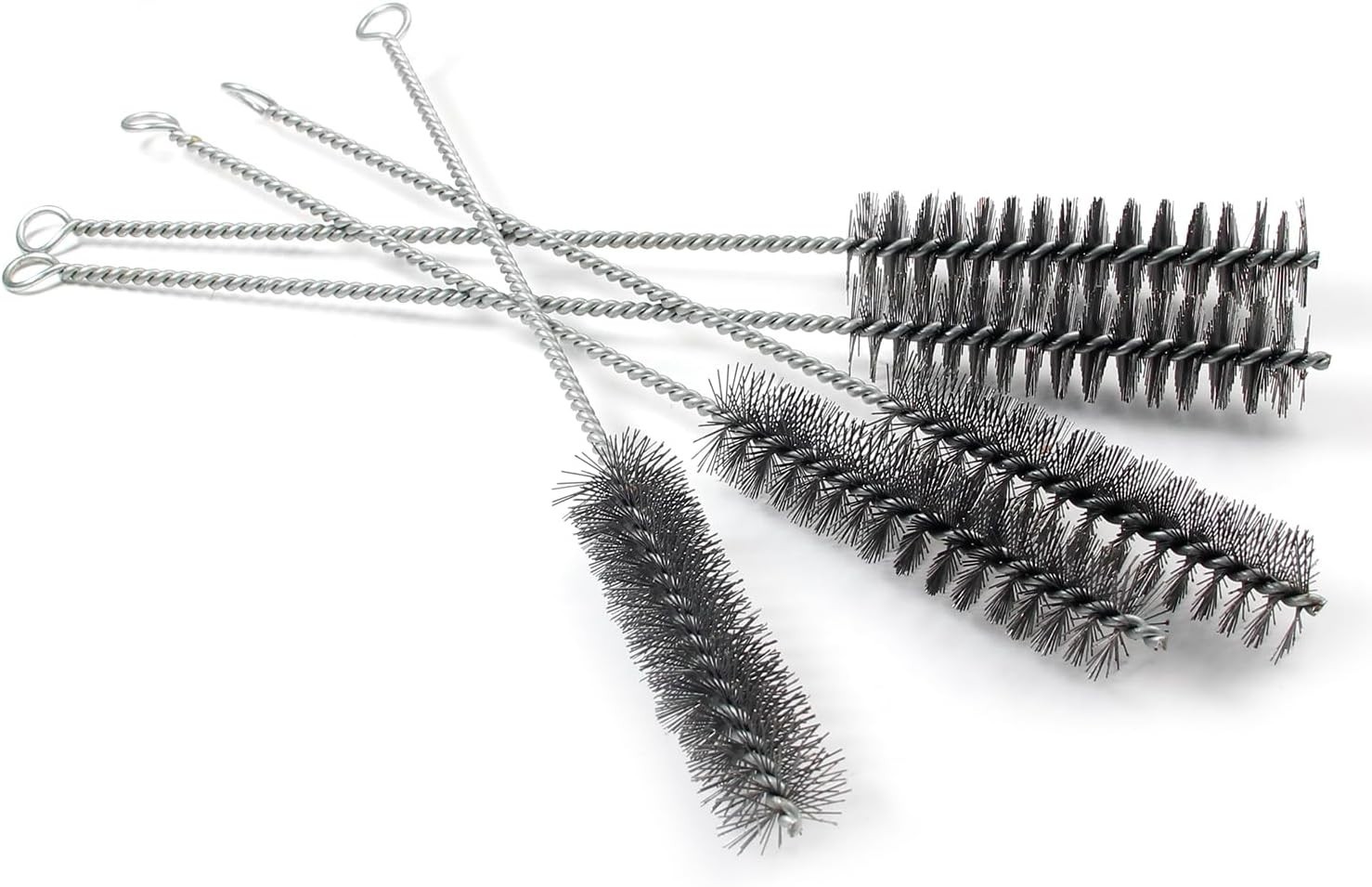 Steel Wire Tube Cleaning Brushes 6pc 1-1/2" X 16" Long