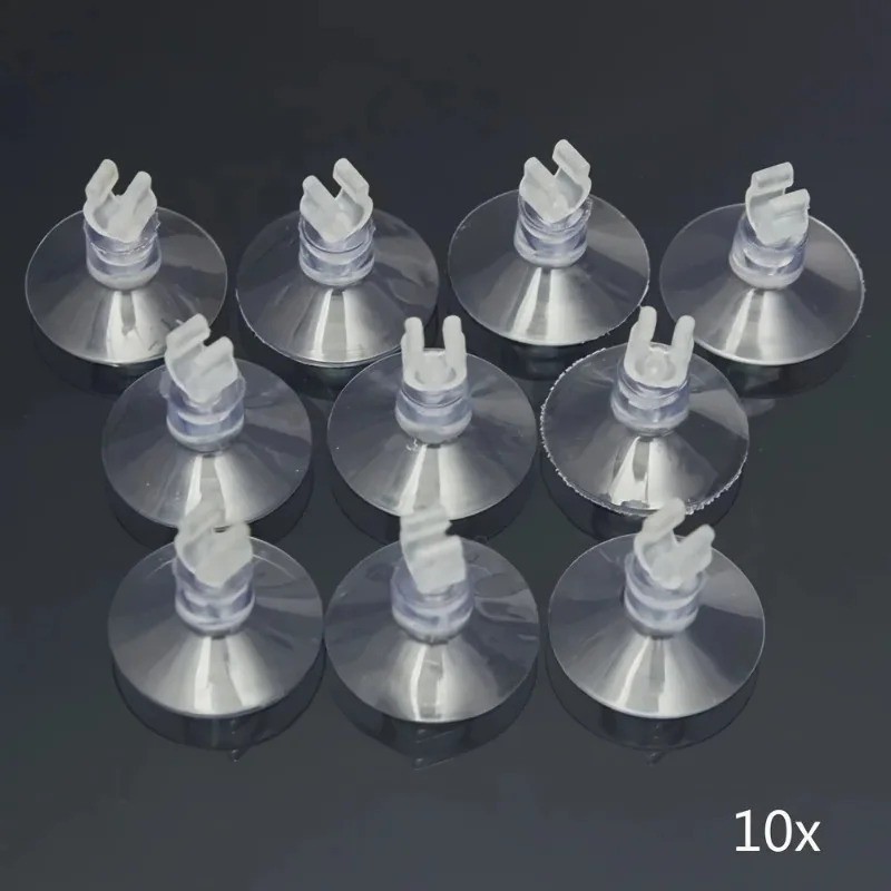 Aquarium Tubing Suction Cups - 10 Pack