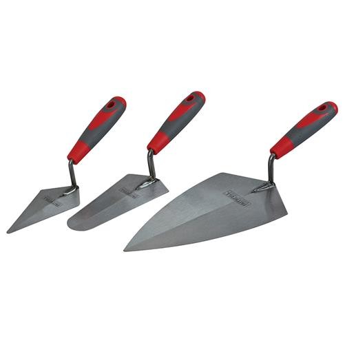 Faithfull FAISGTSET3 Soft Grip Trowel Set, 3 Piece