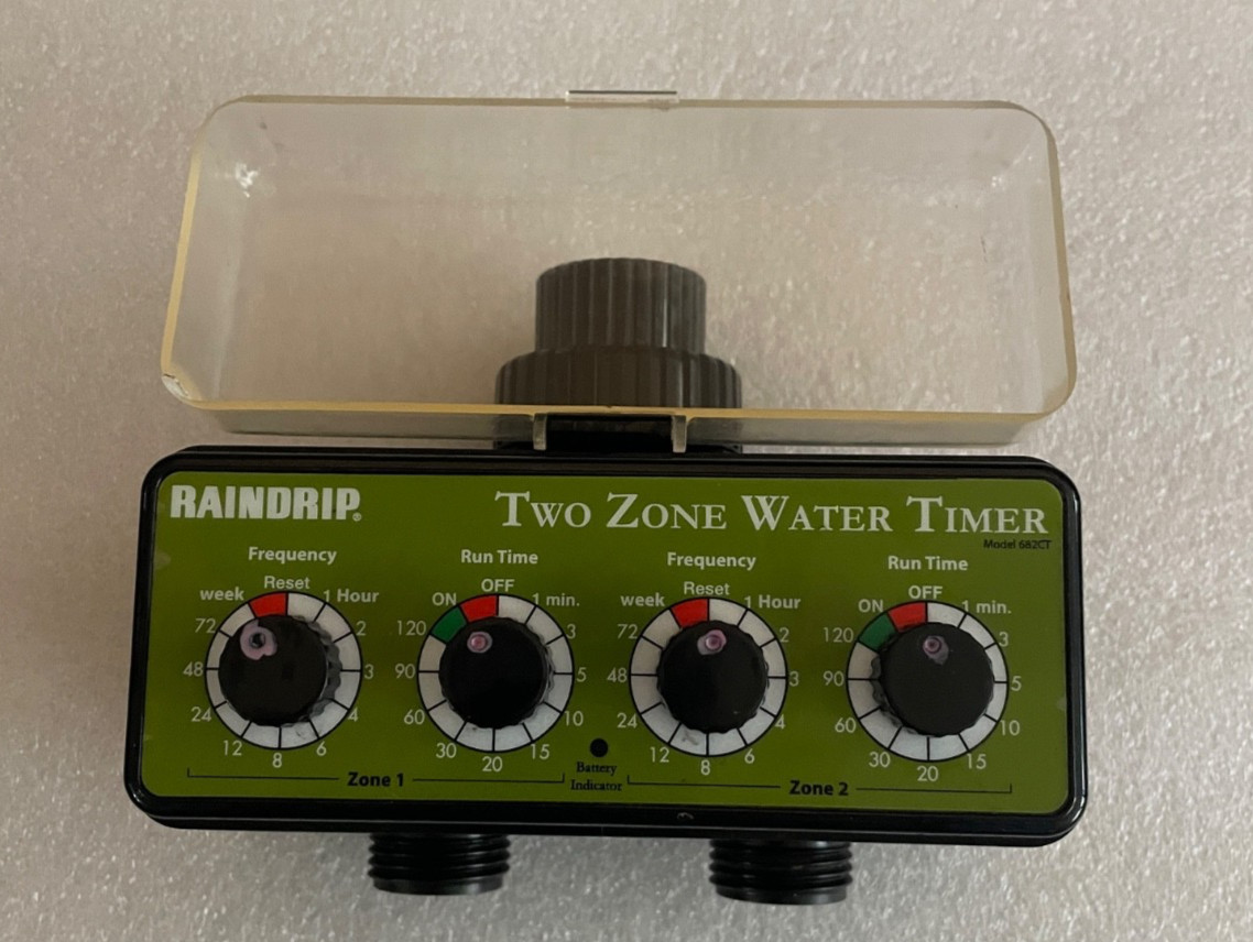 Raindrop Two-Zone Water Timer Model 682CT