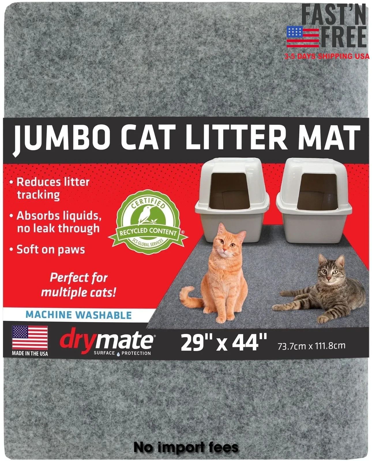Drymate Jumbo Cat Litter Box Mat