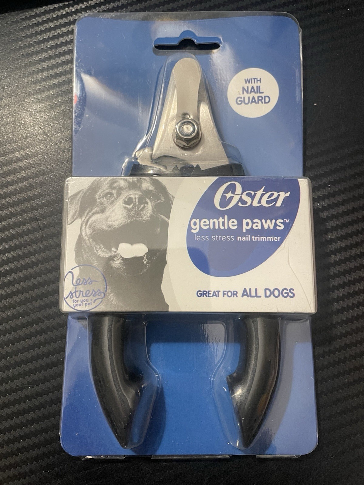 Oster Dog Nail Trimmer Gentle Paws Nail Guard Stress Reducti...