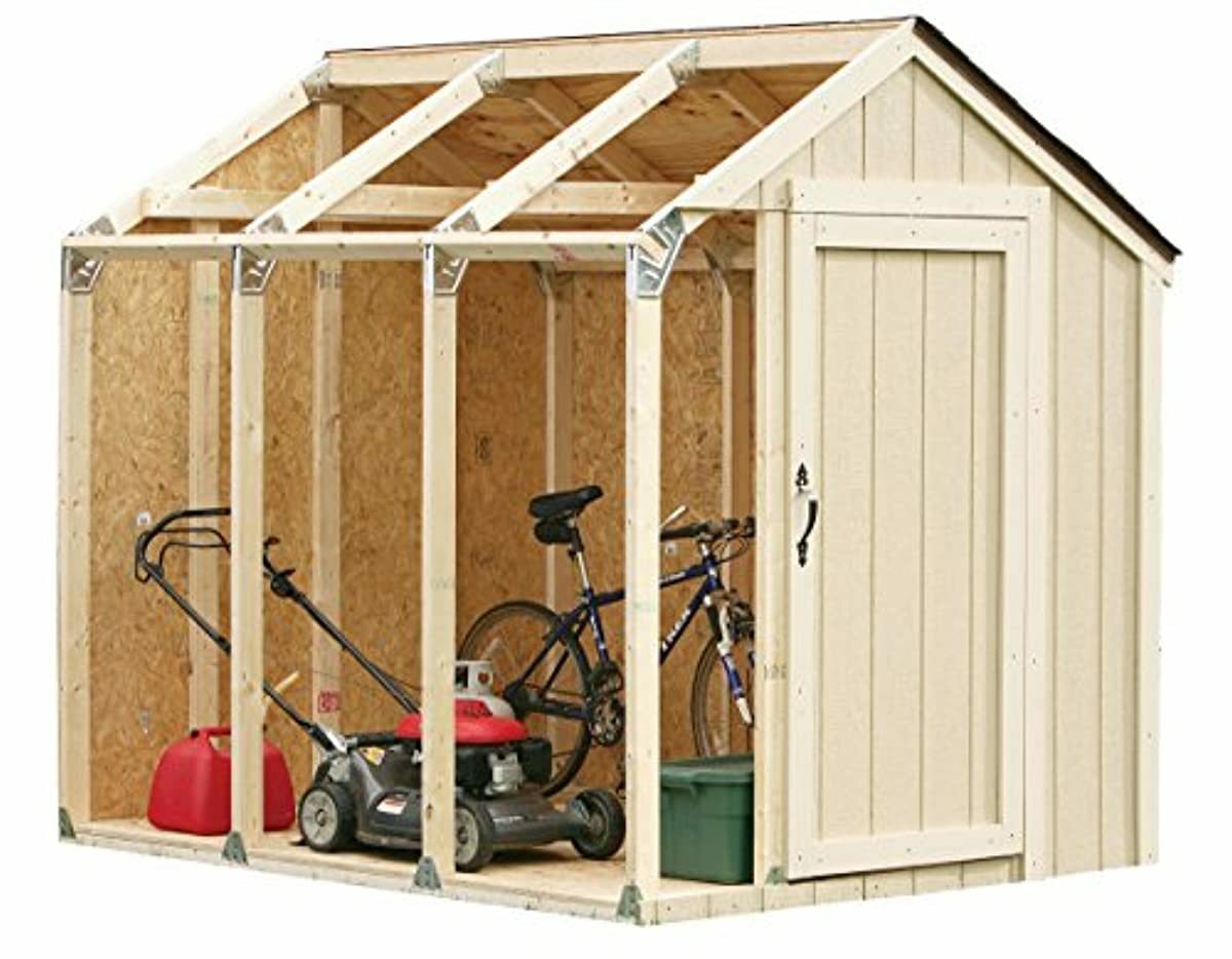 Custom Shed Kit 90192MI - Peak Roof Design