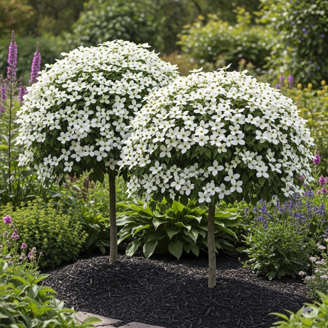 Pink Dogwood Trees, 6-12 Inch, 2.5" Pot (Pack of 2)