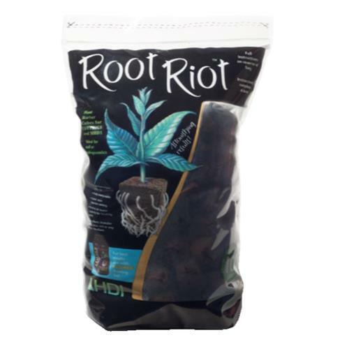 Root Riot Organic Seed Moistened Starter Cubes - 100 Pieces