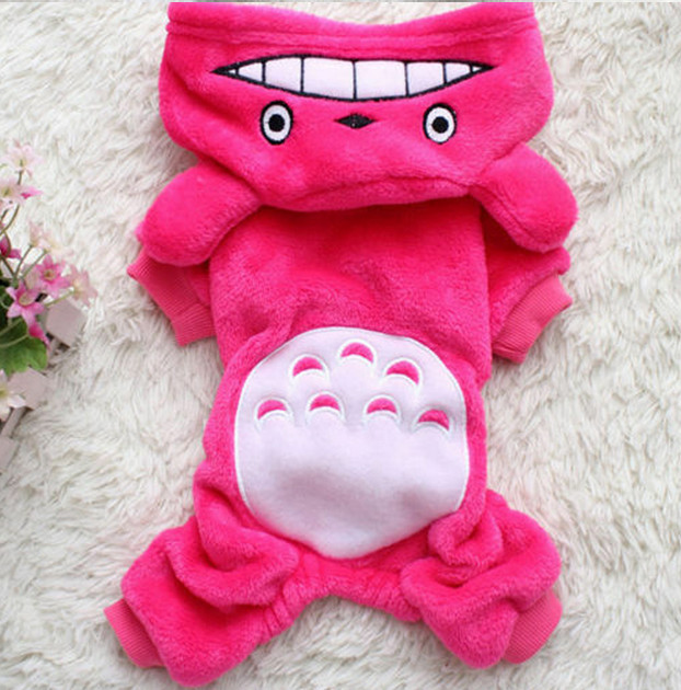 Totoro Cute Dog Hoodie Costume Sweater (Small/Large)