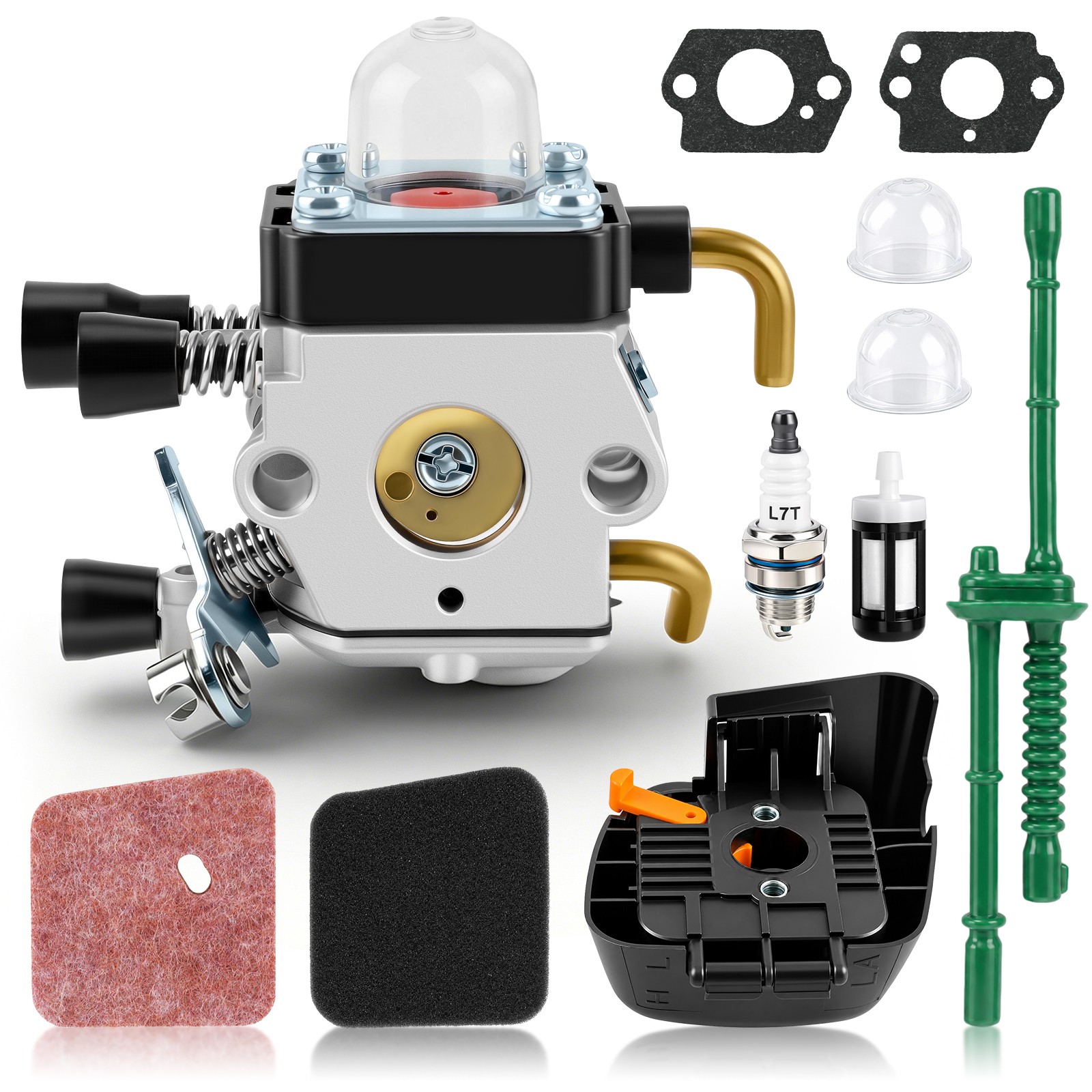 Stihl Carburetor Model C1Q-S186A Replacement Kit FS45, FS55,...