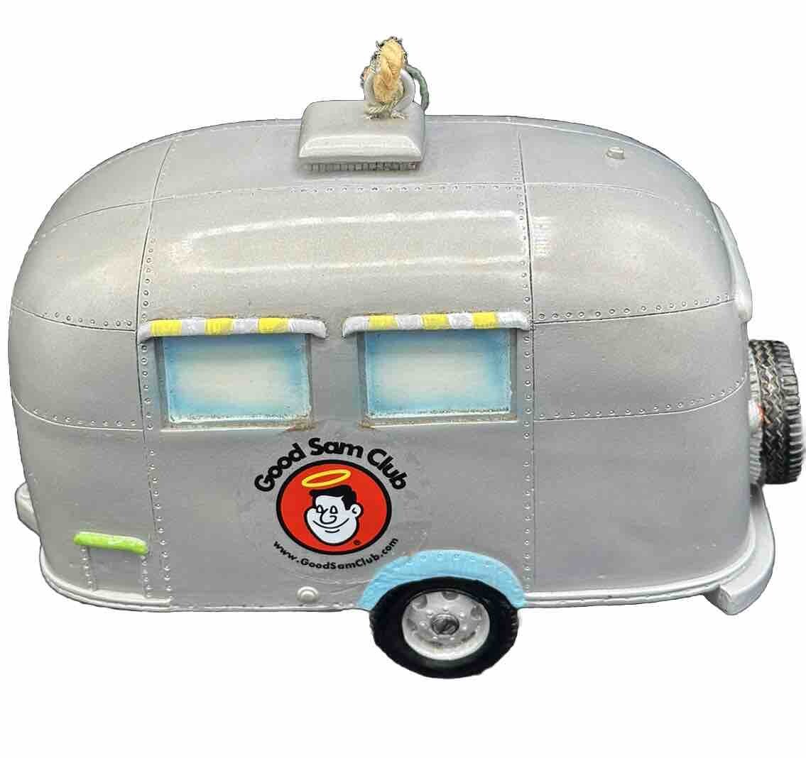 Vintage Camper Birdhouse Trailer Airstream Style RV Home Dec...