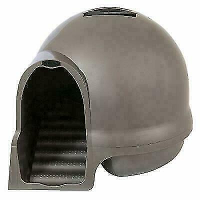 Cat Litter Box Dome, Brushed Nickel, 95% Recycled — Petmate...