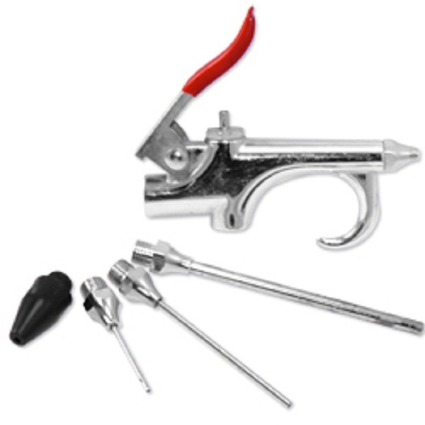 Air Blow Gun Accessories Kit, 5-Piece, 3 Nozzles