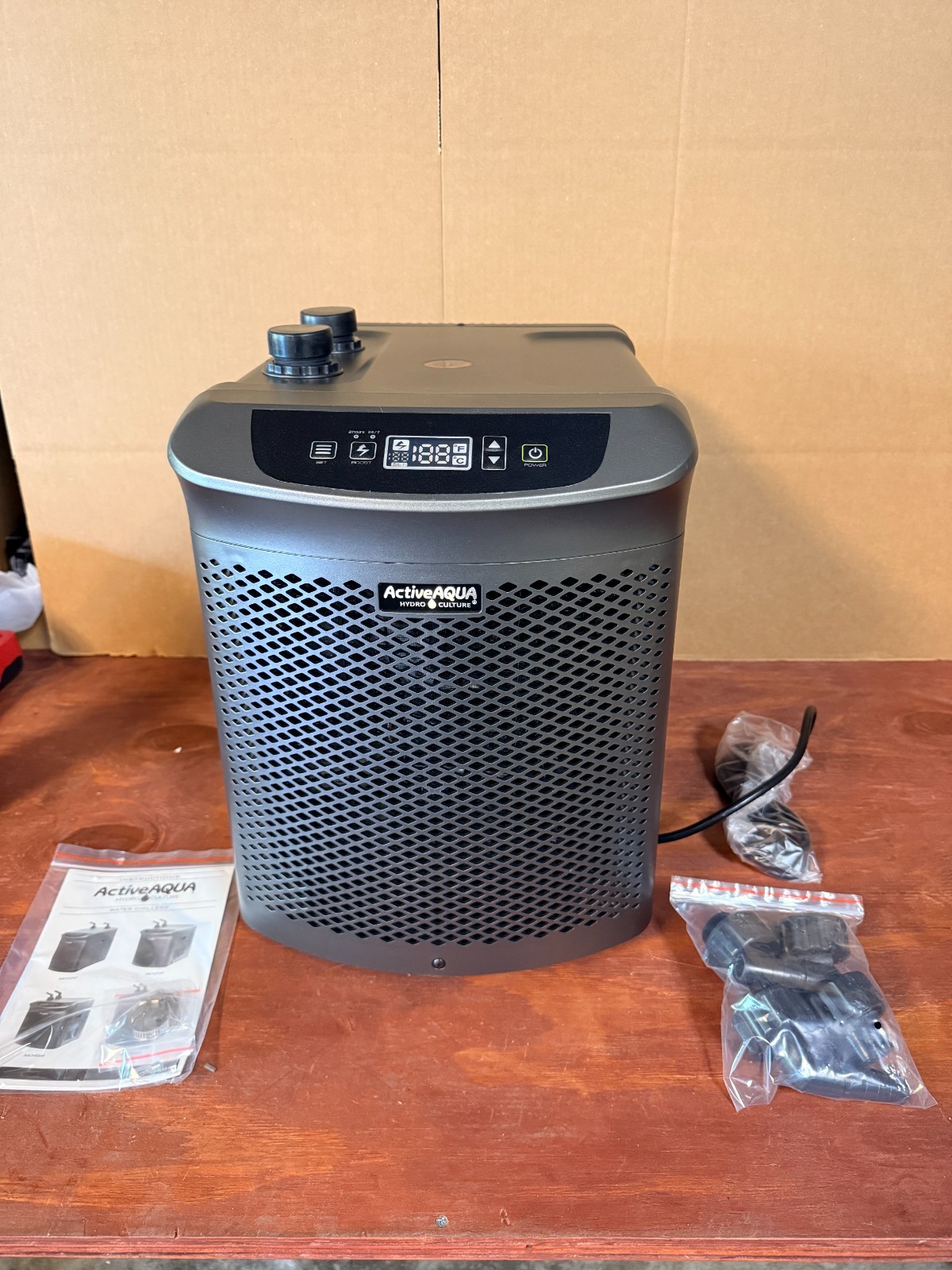 Active Aqua Hydroponic Water Chiller - 0.25 HP, 396 GPH, 120...