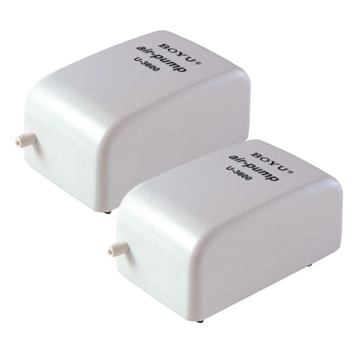 Two-Piece 5-20 Gallon Aquarium Fish Tank Air Pump with Free...