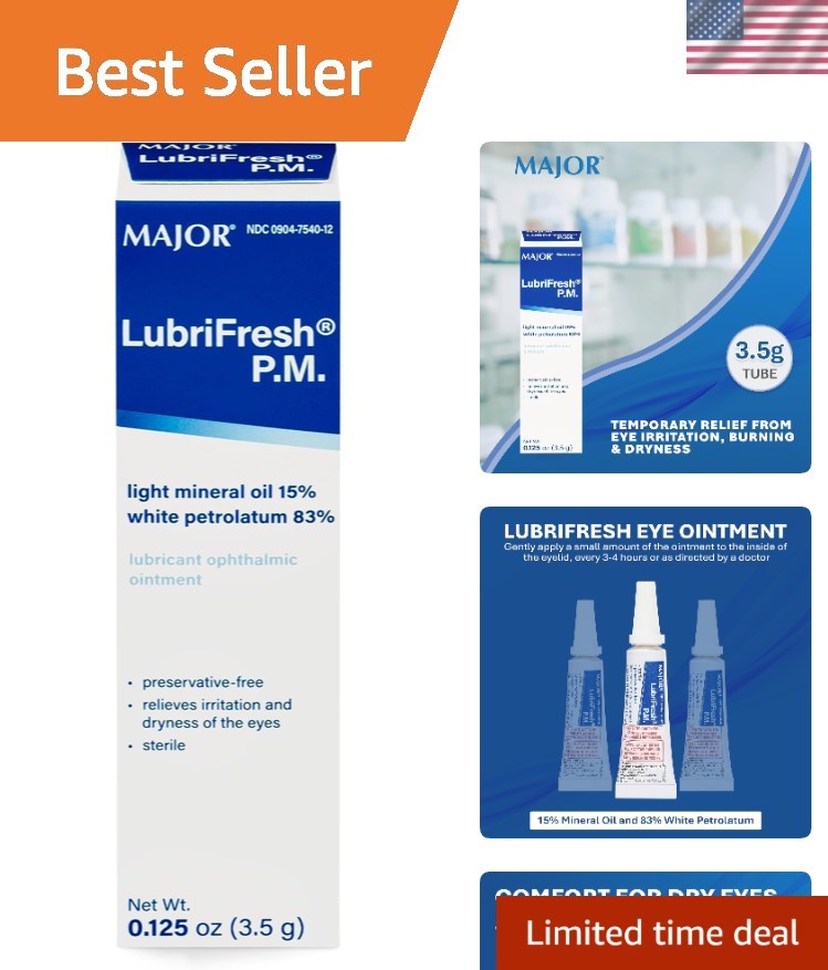 Lubrifresh Sterile Nighttime Eye Ointment - Preservative-Fre...