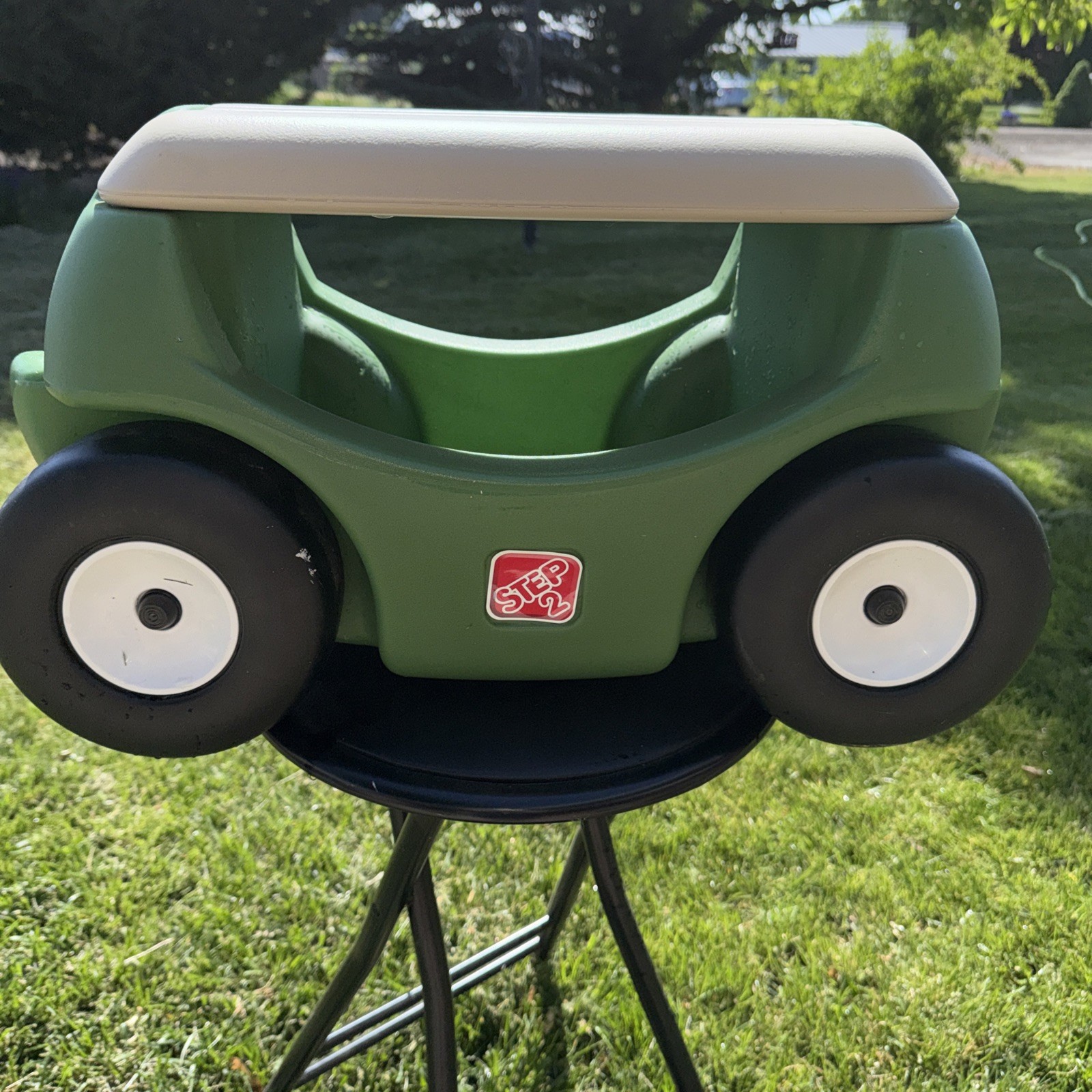 Vintage Step 2 Rolling Garden Hopper - Multi-Purpose Utility...