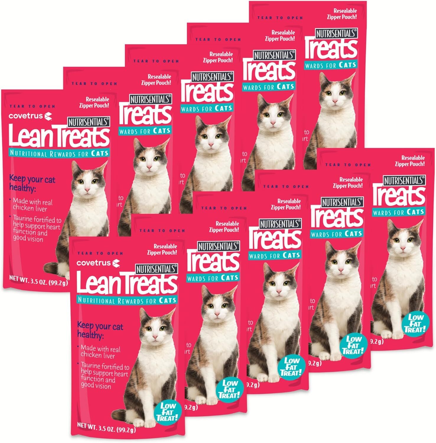 Lean Treats Nutritional Rewards for Cats 10-Pack (2.1 Lbs)