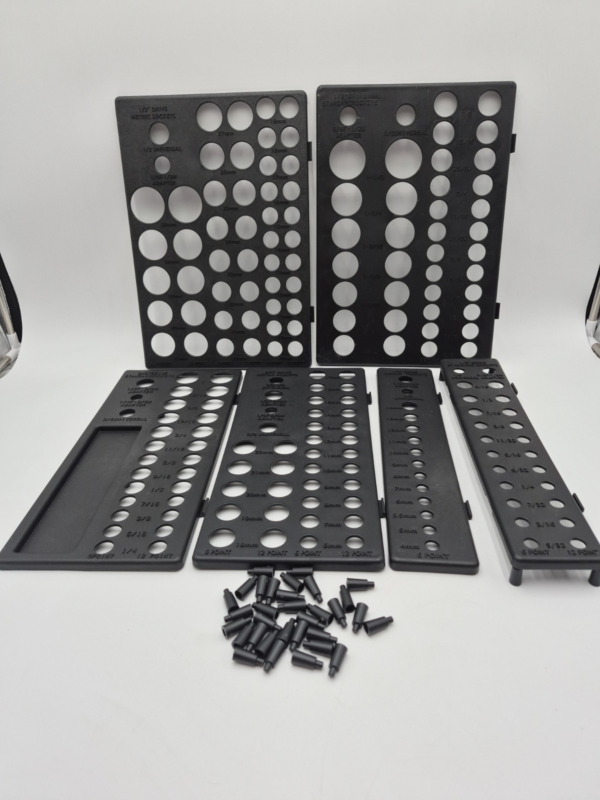 Craftsman Socket Organizer 6 Trays SAE & Metric 6pt & 12pt