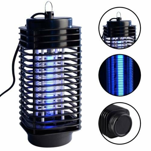 Black Mosquito Zapper Insect Killer Fly Trap Lamp