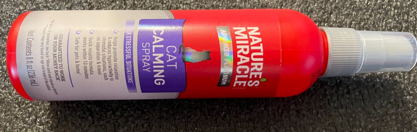 Nature Miracle Cat Calming Spray, 8 Oz, Stress-Reducing Form...