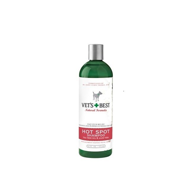 Vets Best Hot Spot Shampoo for Dogs & Pets - 16oz Soothes Ir...