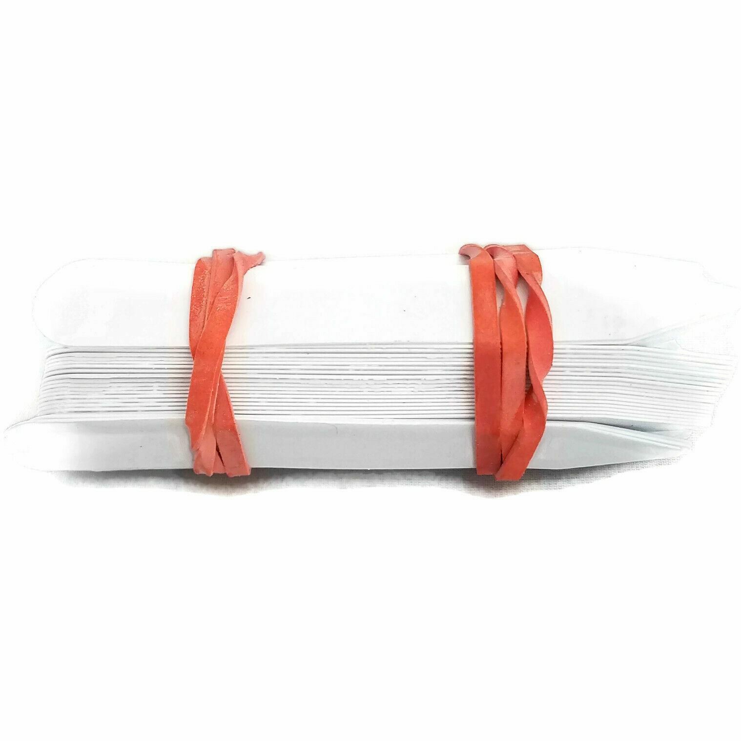 Plastic Plant Labels Set - 100 Labels, White, Seedling Tags