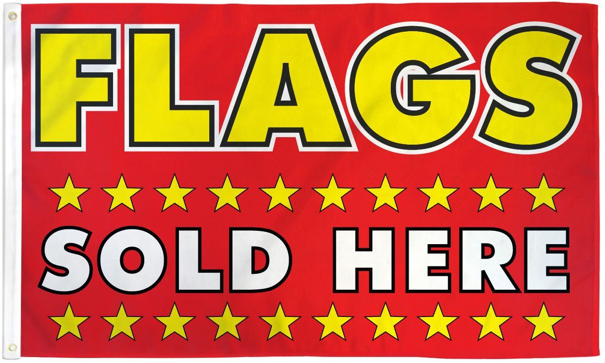 3x5 ft Polyester Banner Sign Flag