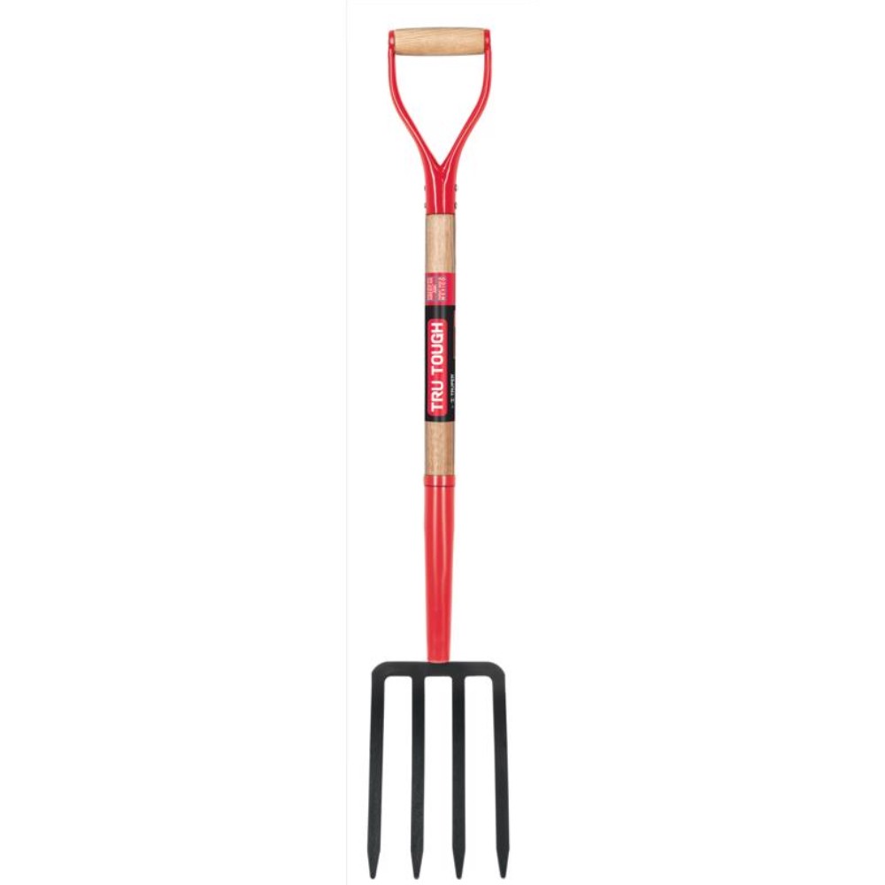 Truper BJ-4E Forged Spading Fork, 9 Inch Fork, 30 Inch Wood...