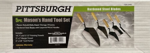 Concrete Cement Mason Masonry Margin Trowel Finishing Tool S...
