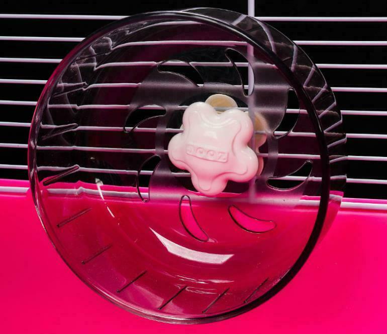 Silent Running Spinner Wheel Pet Toy for Hamster Rat Mice