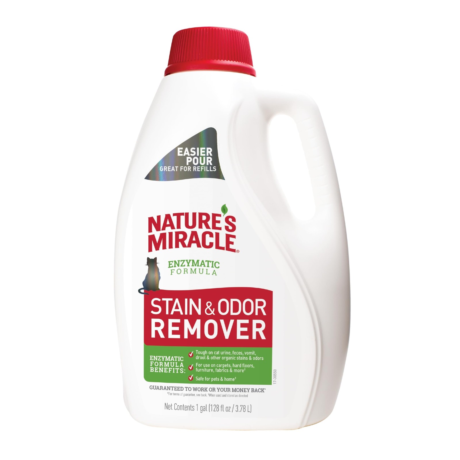 Nature's Miracle Stain & Odor Remover 128 Fl Oz Pack of 1 Mu...