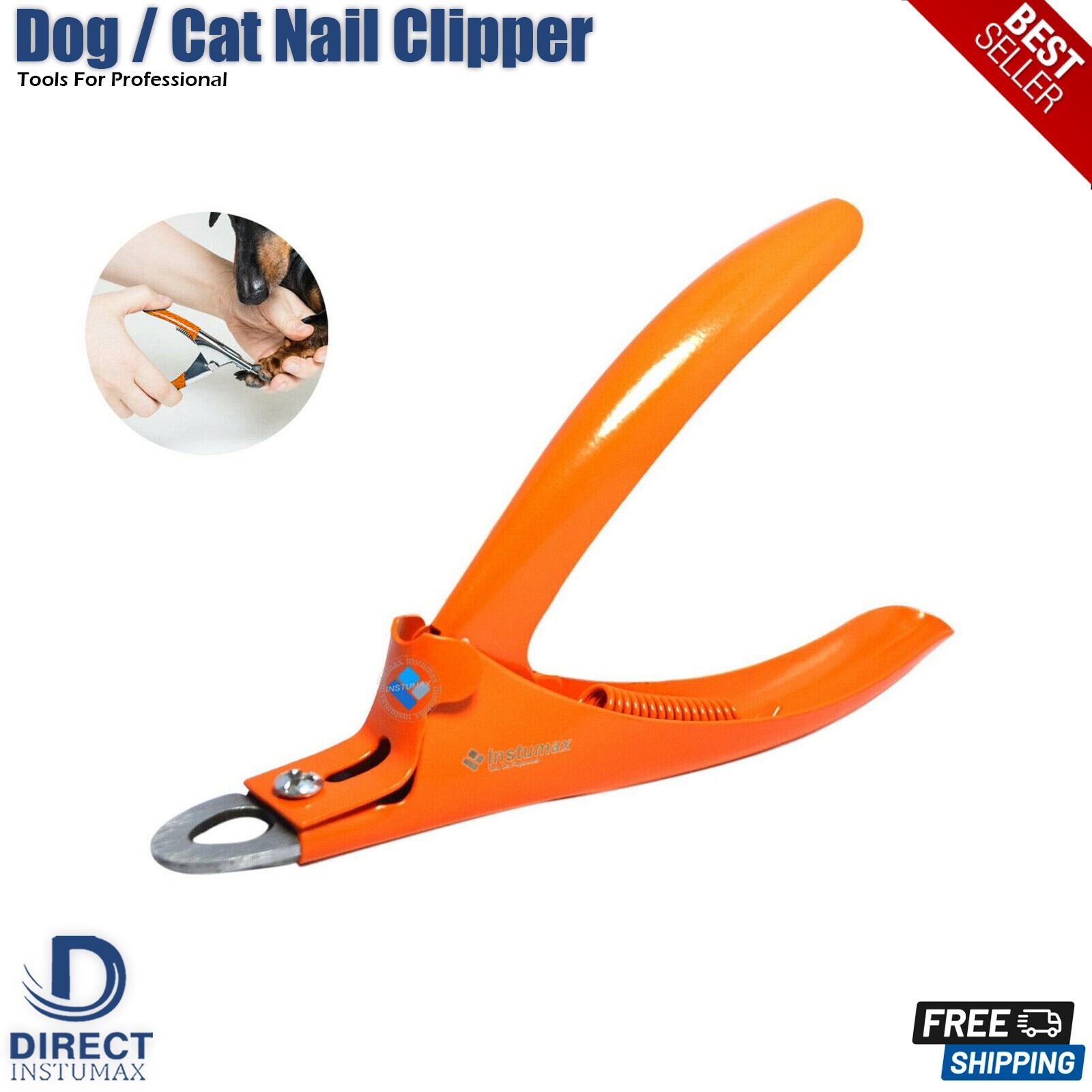 Stainless Steel Pet Nail Clipper Grooming Tool